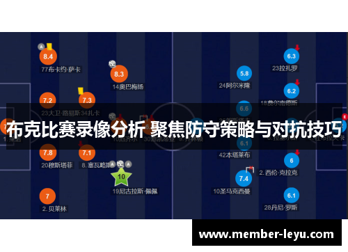 布克比赛录像分析 聚焦防守策略与对抗技巧 布克比赛录像分析 聚焦防守策略与对抗技巧